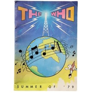 VINTAGE 1979 THE WHO Summer of '79 Tour Concert Book Program Pete Townsend